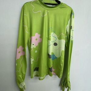 Green Camouflage Long Sleeve Shirt